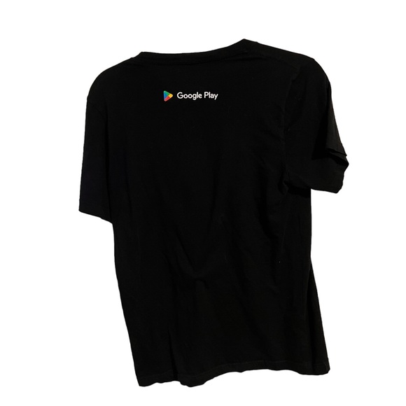 Limited Edition Google Play Graphic T Shirt by Naomi Otsu Black Size M - Picture 2 of 6